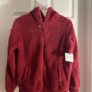 Girls fleece zip up hoodie